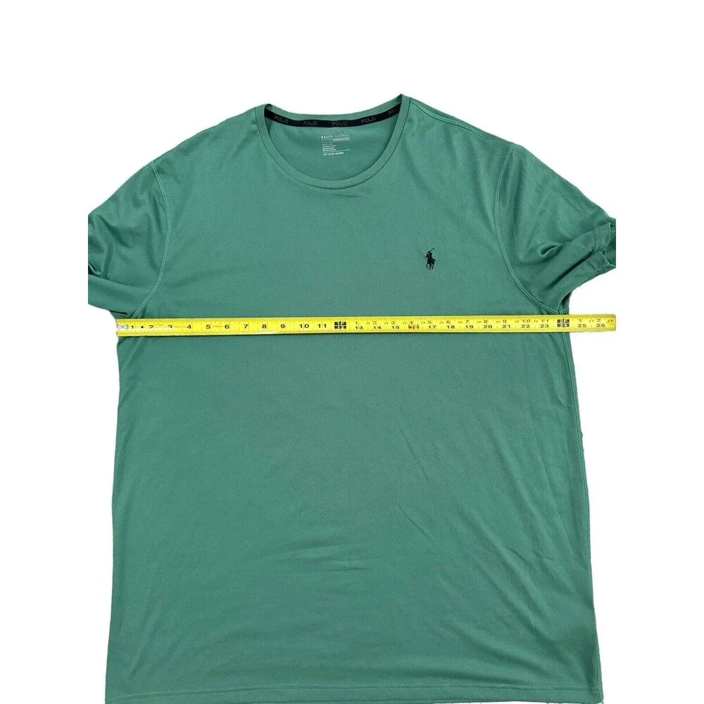 Polo Ralph Lauren Performance Green‎ Short Sleeve Crewneck Tshirt Size 1XB
